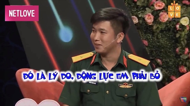 Anh chiến sĩ cười tít mắt trên show hẹn hò khi được tỏ tình: Không cần yêu cầu gì, chỉ cần là bộ đội! - Ảnh 6.