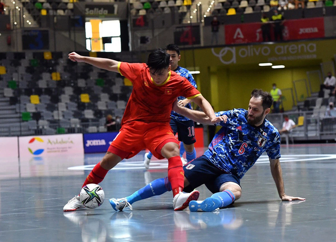 Futsal Việt Nam thi đấu kiên cường, thua tối thiểu Nhật Bản - Ảnh 1.
