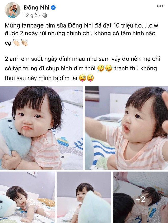 Đông Nhi đăng đàn vì bị Ông Cao Thắng và Winnie cho ra rìa, còn tranh thủ tung ảnh dìm nhóc tỳ nhìn yêu gì đâu - Ảnh 2.