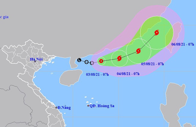 Áp thấp nhiệt đới trên Biển Đông, khả năng sớm mạnh lên thành bão - Ảnh 1.