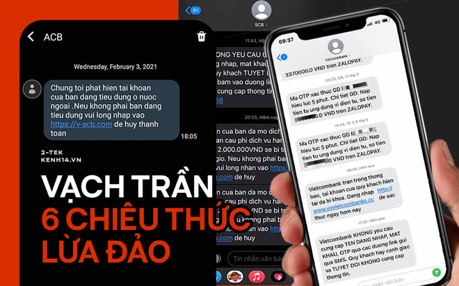 Vạch trần 6 chiêu trò lừa đảo tinh vi chiếm đoạt tiền trong tài khoản ngân hàng, người dùng cần hết sức cảnh giác - Ảnh 1.