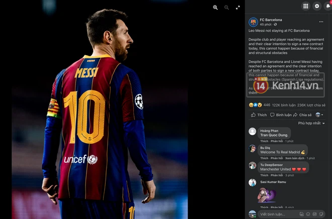 Messi l&agrave;m n&aacute;o loạn MXH, website của Barcelona sập ngay trong đ&ecirc;m! - Ảnh 3.