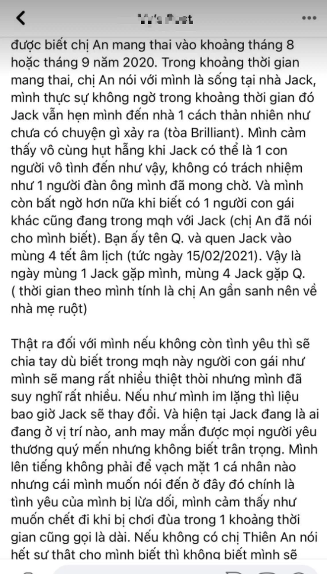 STRONG: A girl accused Jack of catching fish with 3 hands, having a child with the female lead of Song Gio MV, releasing a picture of the male singer in bed and a series of messages?  - Photo 3.