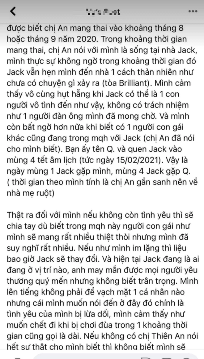 BIẾN CĂNG: 1 cô gái tố Jack bắt cá 3 tay, có con với nữ chính MV Sóng Gió, tung cả ảnh nghi nam ca sĩ trên giường và loạt tin nhắn? - Ảnh 3.