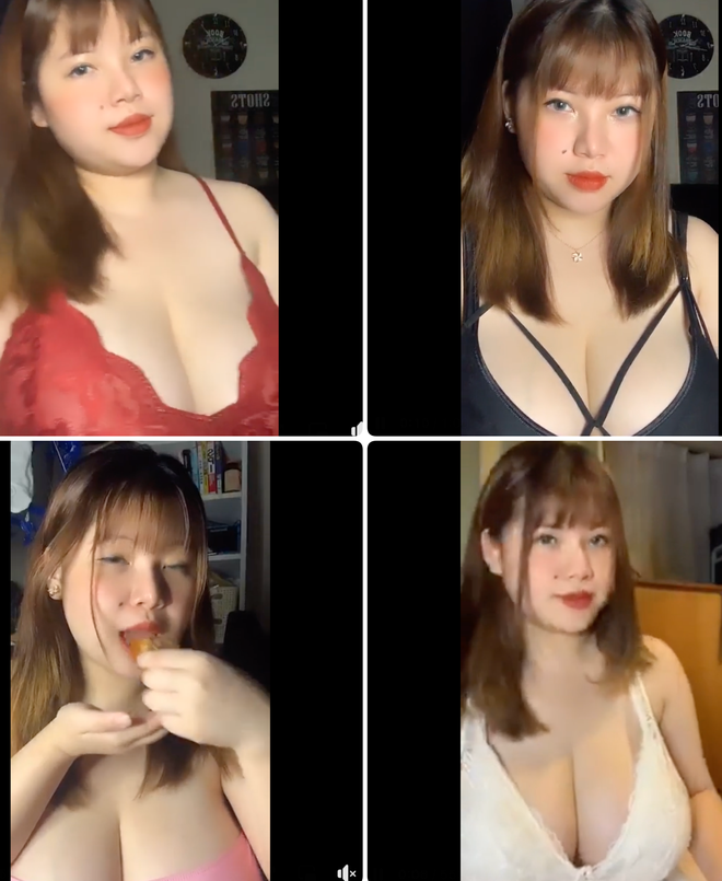 Girl Hải Dương có vòng 1 110cm ngày càng quá đà: Ảnh hở hang nhức mắt, mặc áo ngực livestream và thái độ thách thức - Ảnh 3. Girl Hải Dương có vòng 1 110cm ngày càng quá đà: Ảnh hở hang nhức mắt, mặc áo ngực livestream và thái độ thách thức - Ảnh 3.