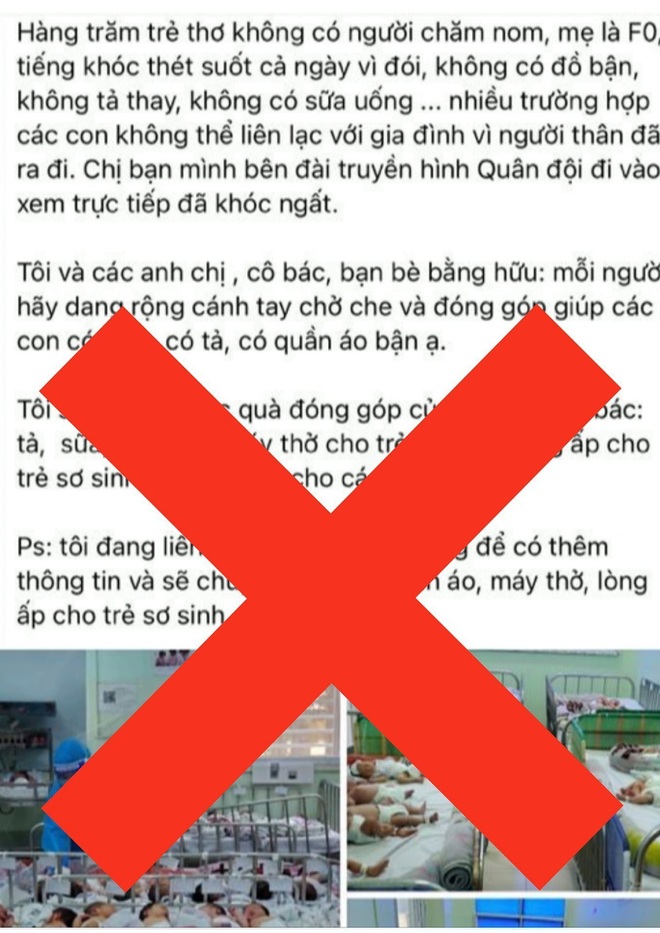 BV Hùng Vương bác bỏ tin “hàng trăm em bé sơ sinh có bố mẹ là F0 bị thiếu tã sữa”: Hình ảnh chụp khi các bé đang chuẩn bị được đưa đi tắm hoặc đi chiếu đèn - Ảnh 2.