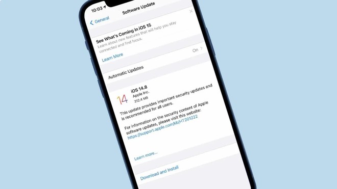 Trước giờ ra mắt iPhone 13, Apple vội v&atilde; tung bản cập nhật v&aacute; lỗ hổng bảo mật nghi&ecirc;m trọng - Ảnh 1.