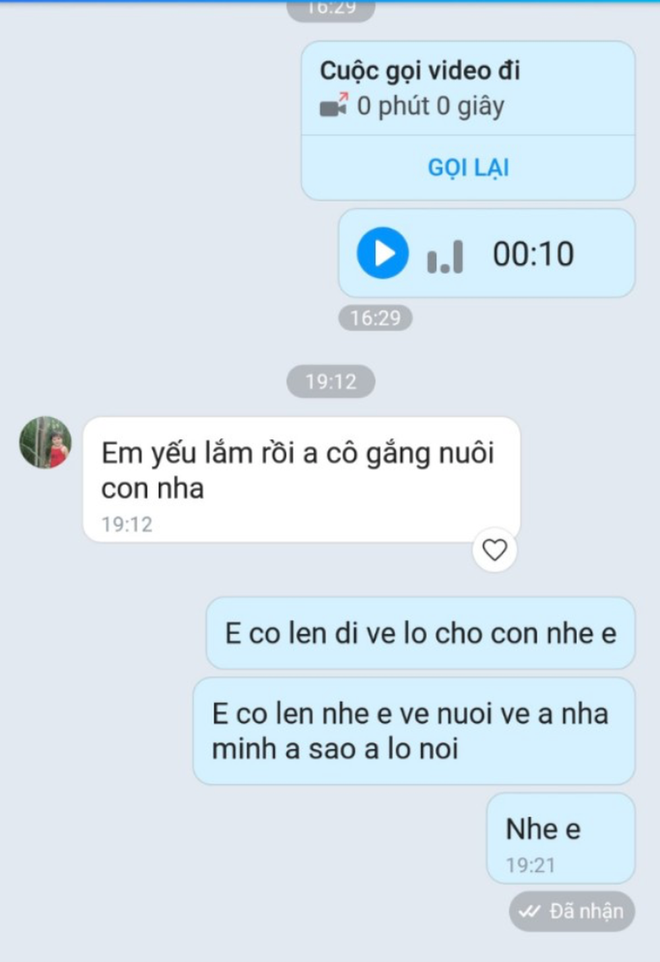 Lời từ biệt của vợ mắc Covid-19 và tiếng tút... tút liên hồi ám ảnh: Em yếu lắm rồi, anh cố gắng nuôi con - Ảnh 1.