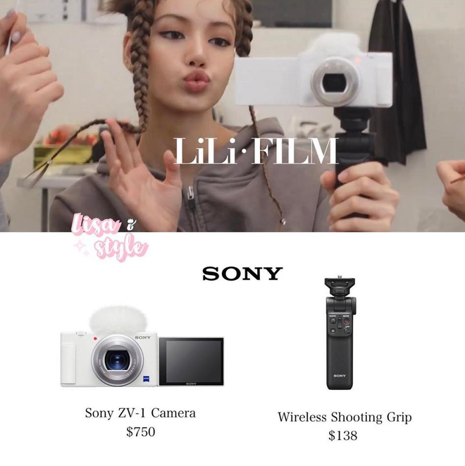 Soi chiếc máy ảnh Lisa (BLACKPINK) dùng để quay vlog, choáng vì giá đắt hơn cả iPhone 13 mới ra mắt - Ảnh 4.