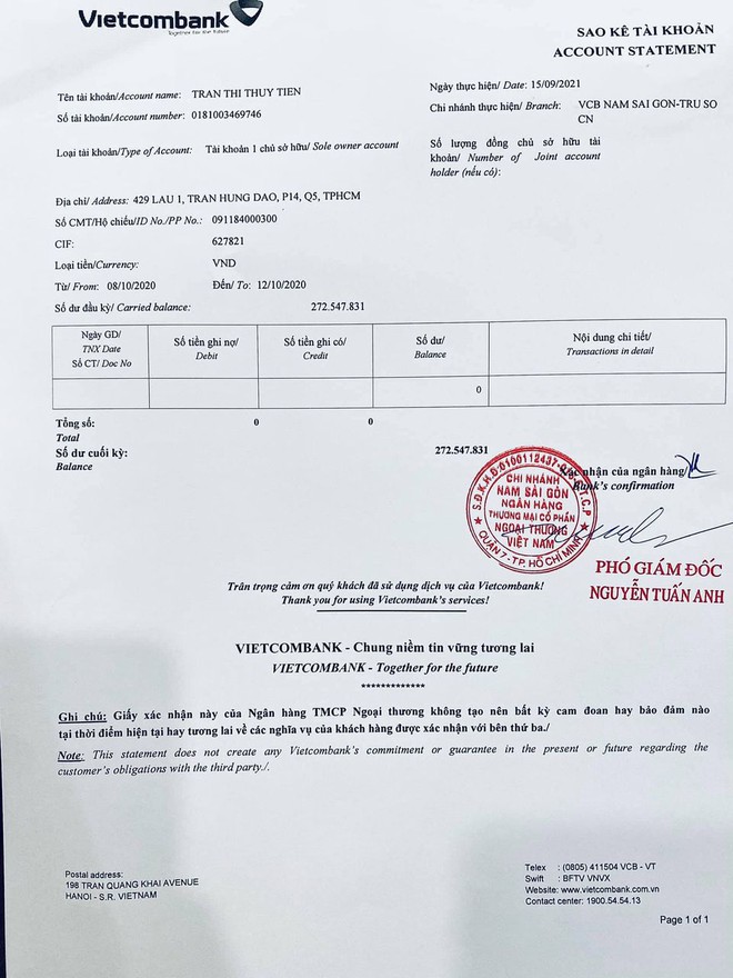 Thuỷ Tiên công bố 18.000 trang sao kê ngân hàng, làm rõ các khoản thu - chi và chốt 1 ý đặc biệt quan trọng - Ảnh 4.