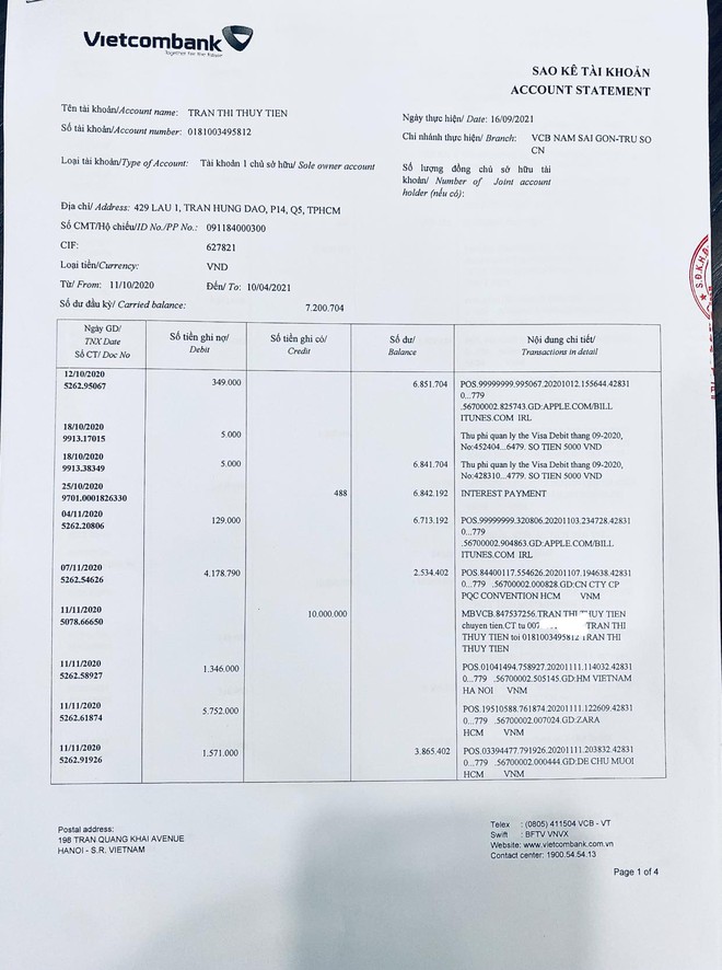 Thuỷ Tiên công bố 18.000 trang sao kê ngân hàng, làm rõ các khoản thu - chi và chốt 1 ý đặc biệt quan trọng - Ảnh 10.
