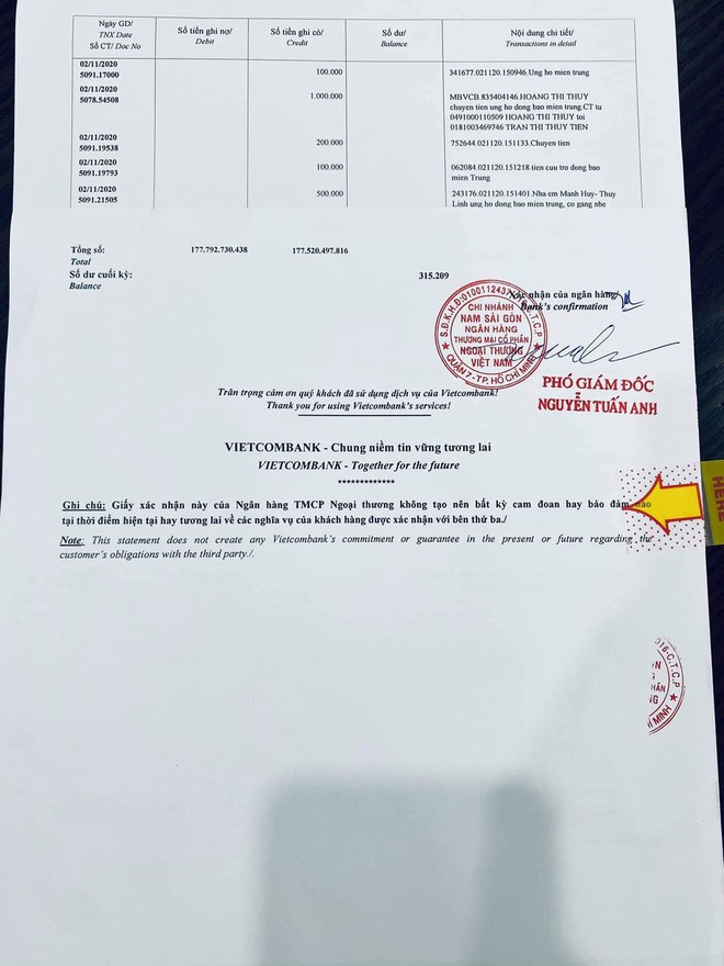 Thuỷ Tiên công bố 18.000 trang sao kê ngân hàng, làm rõ các khoản thu - chi và chốt 1 ý đặc biệt quan trọng - Ảnh 7.