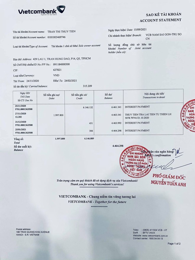 Thuỷ Tiên công bố 18.000 trang sao kê ngân hàng, làm rõ các khoản thu - chi và chốt 1 ý đặc biệt quan trọng - Ảnh 8.