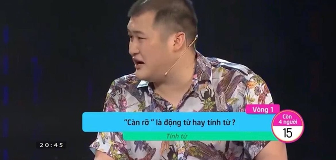 Gameshow Vua Tiếng Việt gây tranh cãi khi giải thích: Tính từ bổ ngữ cho động từ - Ảnh 3.