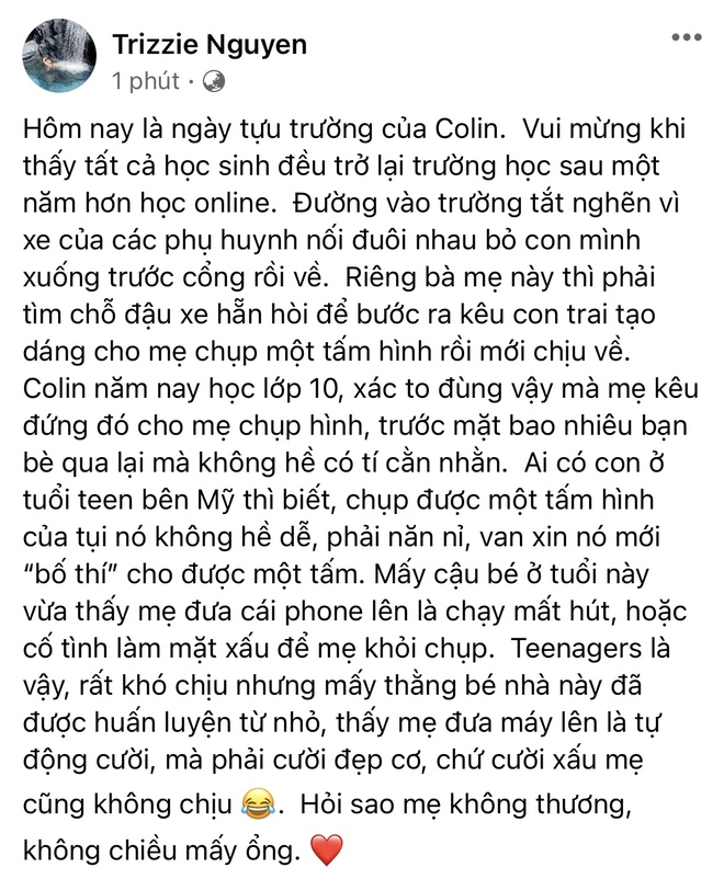 Hội nhóc tỳ Vbiz ở nước ngoài háo hức tựu trường: Quý tử lai nhà Hoàng Oanh cực đáng yêu, vợ cũ Bằng Kiều làm 1 điều đặc biệt? - Ảnh 10.