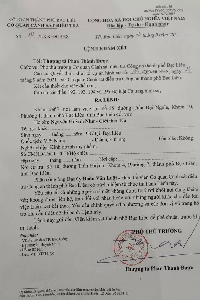 NÓNG: Khởi tố, khám xét nhiều nơi liên quan nữ giám đốc bị tố lây lan dịch Covid-19 - Ảnh 6.