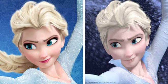 Cười xỉu khi các nhân vật Disney huyền thoại bị hoán đổi giới tính: Elsa đẹp trai hết hồn nhưng nhan sắc trùm cuối mới gây hoang mang! - Ảnh 2.