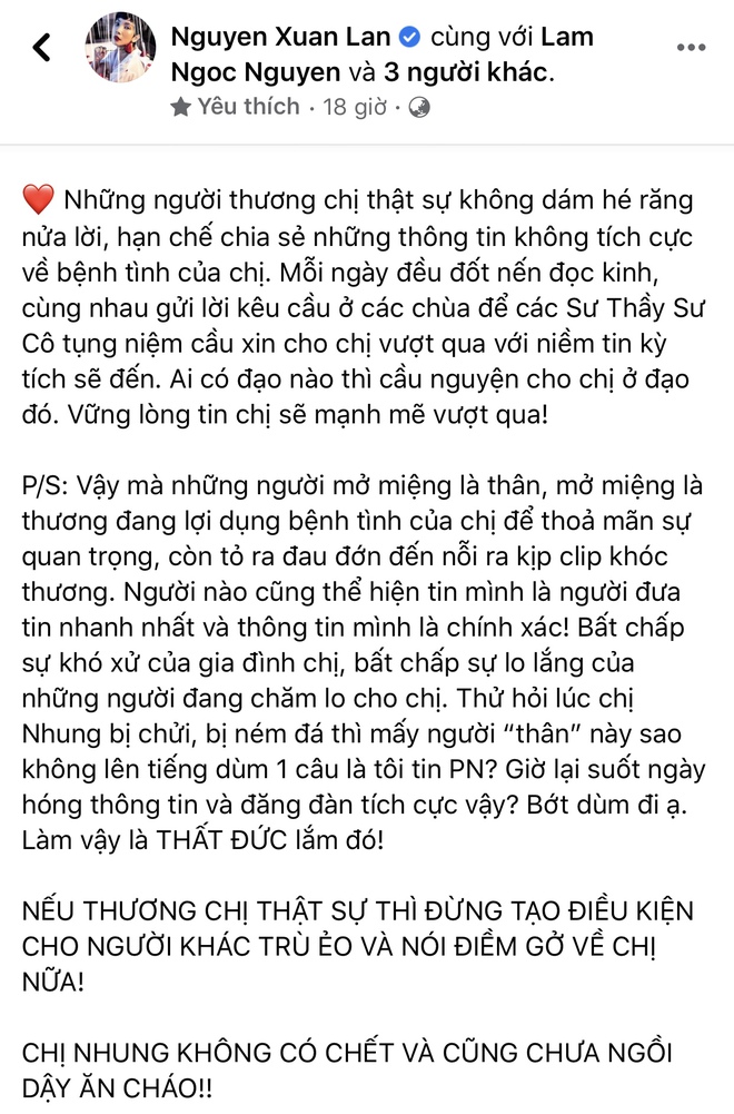 Xuân Lan và ekip Phi Nhung dằn mặt ai đó cực gắt, vợ cũ Bằng Kiều bị gọi tên đầu tiên - Ảnh 4.