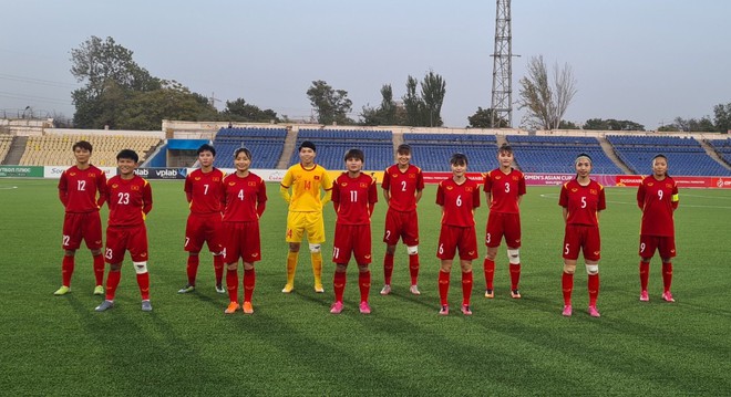 Giành chiến thắng 7-0, tuyển nữ Việt Nam chính thức vào VCK Asian Cup 2022 - Ảnh 1.