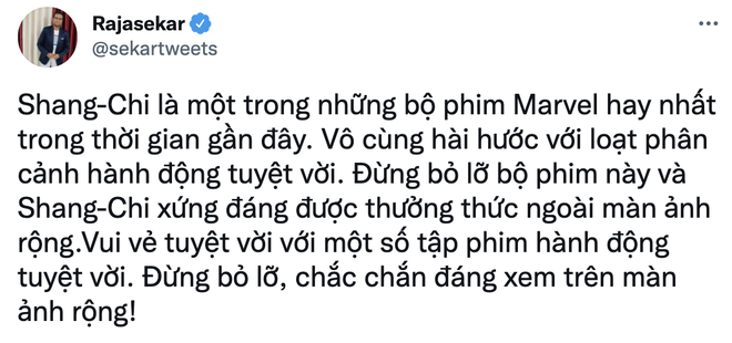 Shang-Chi vừa chiếu đã nhận số điểm chạm nóc, vượt qua Endgame và phá đảo Marvel: Bộ phim hoàn hảo từ đầu tới cuối! - Ảnh 8.