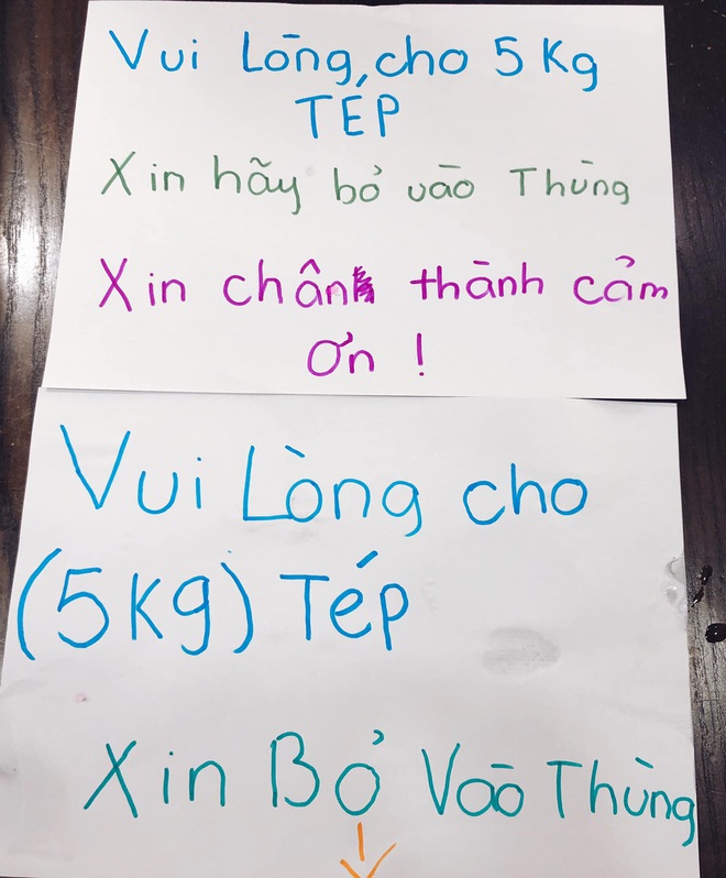 Một gia đình viết giấy xin 5 ký tép, dân mạng cứ tưởng tham lam, hiểu nguồn cơn rồi lại cười ngặt nghẽo - Ảnh 1.