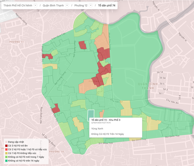 Cách xem gia đình bạn thuộc vùng xanh hay vùng đỏ trên bản đồ dịch Covid-19 - Ảnh 4.