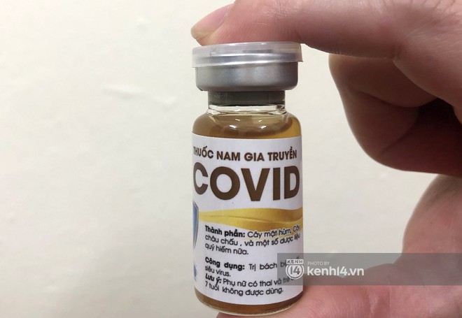 Ph&oacute;ng sự: &ldquo;Cho&aacute;ng&rdquo; với lời quảng c&aacute;o &ldquo;thuốc chữa Covid-19 gia truyền 4 đời&rdquo; ở H&agrave; Nội c&oacute; khả năng trị&hellip; si&ecirc;u virus, uống 2 lần thoải m&aacute;i bỏ khẩu trang - Ảnh 6.