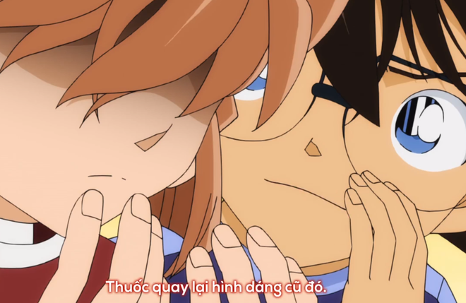 Lợi dụng Conan hồi sinh lại thành Shinichi, Haibara tiết lộ tình cảm qua 1 lời dặn sặc mùi chiếm hữu? - Ảnh 2.