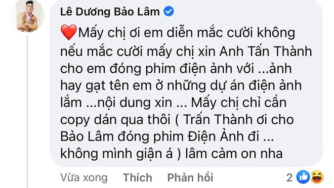 Lo bị Trấn Thành gạch tên khỏi dự án phim điện ảnh, 1 diễn viên Vbiz đăng đàn xử lý mặt dày có 1-0-2? - Ảnh 3.