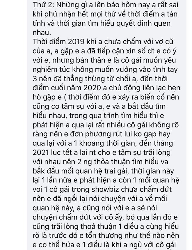 Thanh Bình bị tố tiếp cận với 1 Á hậu khi chưa chấm dứt với Ngọc Lan, công khai từng mốc thời gian kèm tuyên bố chắc nịch - Ảnh 4.