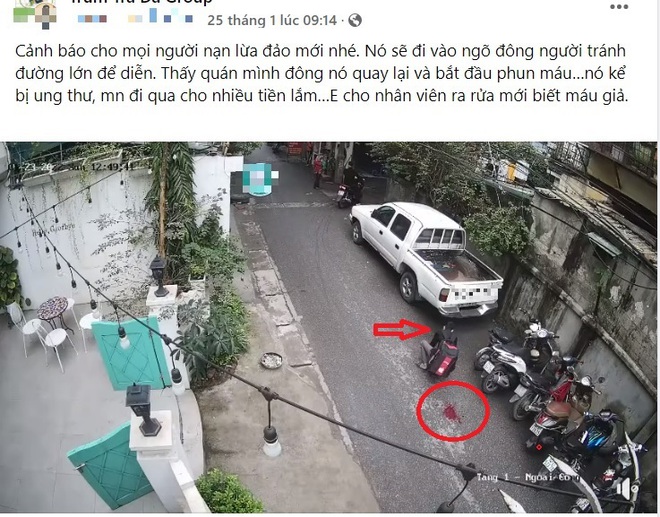 Phẫn nộ clip thanh niên loạng choạng nôn cả vũng máu, giả ung thư để lừa người đi đường ở Hà Nội những ngày giáp Tết - Ảnh 2. Phẫn nộ clip thanh niên loạng choạng nôn cả vũng máu, giả ung thư để lừa người đi đường ở Hà Nội những ngày giáp Tết - Ảnh 2.