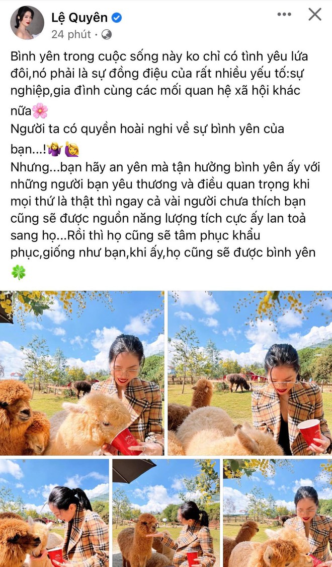 Liên tục bị soi mói chuyện yêu đương với tình trẻ Lâm Bảo Châu, Lệ Quyên lại lên tiếng nói đạo lý đầy thâm thuý! - Ảnh 2.