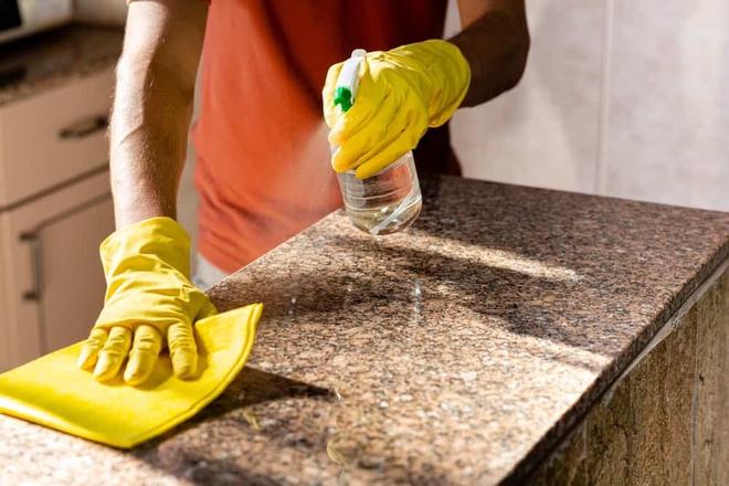 Mẹo hay giúp bạn làm sạch đá granite cực dễ - Ảnh 1.