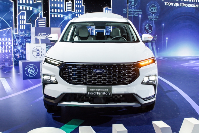 Rẻ hơn 113 triệu, Ford Territory ti&ecirc;u chuẩn long lanh như bản cao cấp, đổi bằng nhiều t&iacute;nh năng thủ c&ocirc;ng - Ảnh 1.