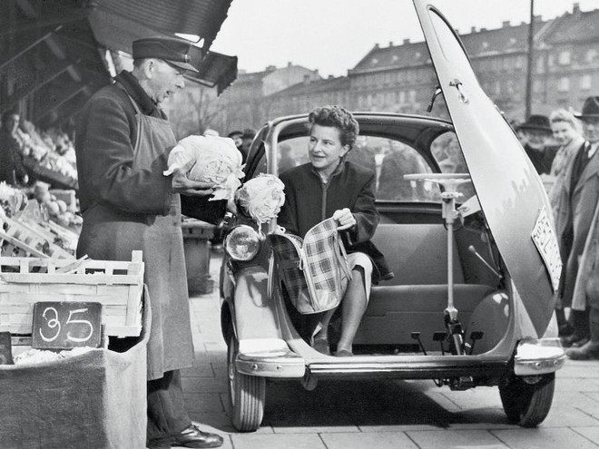 Isetta: Chiếc xe si&ecirc;u nhỏ đầu ti&ecirc;n tr&ecirc;n thế giới - Ảnh 3.