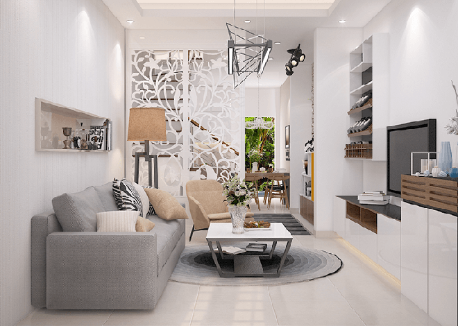 Tư vấn thiết kế nh&agrave; ống 21m2 tho&aacute;ng đ&atilde;ng - Ảnh 4.