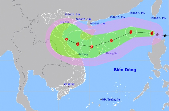 Bão Nesat có thể giật cấp 15 khi vào Biển Đông, khả năng còn mạnh thêm - Ảnh 1.