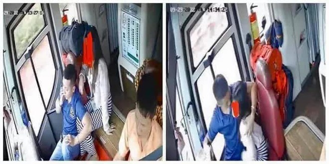 Vụ nh&acirc;n vi&ecirc;n nh&agrave; xe bị tố đ&egrave; c&ocirc; g&aacute;i tr&ecirc;n xe: Xuất hiện h&igrave;nh ảnh bất ngờ - Ảnh 1.