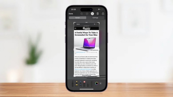 Những cách chụp ảnh màn hình trên hệ điều hành iOS 16 của iPhone - Ảnh 5.