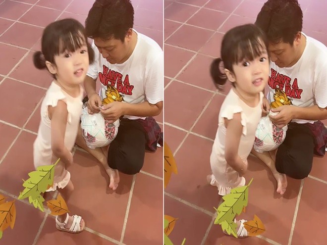 Những khoảnh khắc hiếm hoi h&eacute; lộ dung mạo xinh như b&uacute;p b&ecirc; của con g&aacute;i Trường Giang - Ảnh 5.