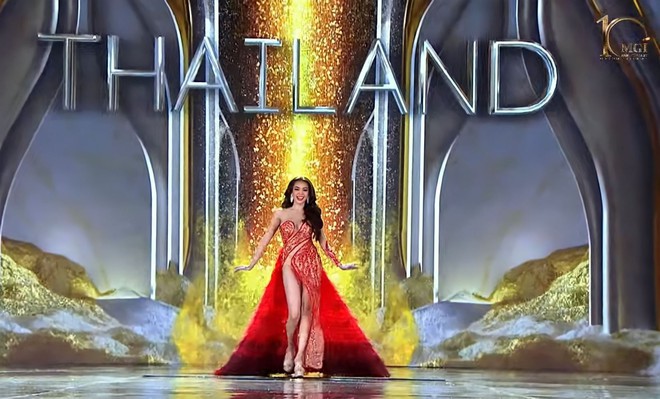 Bán kết Miss Grand International 2022: Đại diện Thái Lan gây ấn tượng nhưng có vượt qua Đoàn Thiên Ân? - Ảnh 4.