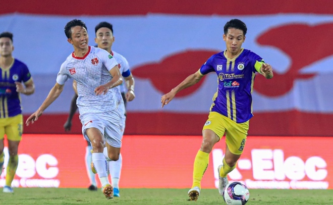 Đ&aacute;nh bại H&agrave; Nội FC, Hải Ph&ograve;ng &aacute;p s&aacute;t ng&ocirc;i đầu bảng - Ảnh 1.