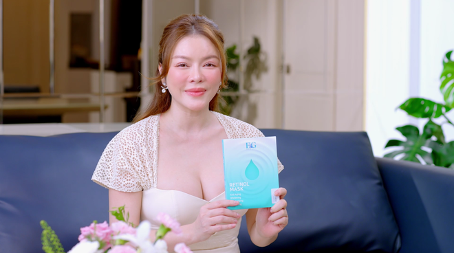 L&yacute; Nh&atilde; Kỳ g&acirc;y b&atilde;o trong tr&agrave;o lưu l&agrave;m đẹp mới T&aacute;i sinh da đa tầng c&ugrave;ng mặt nạ giấy Retinol Mask - Ảnh 1.