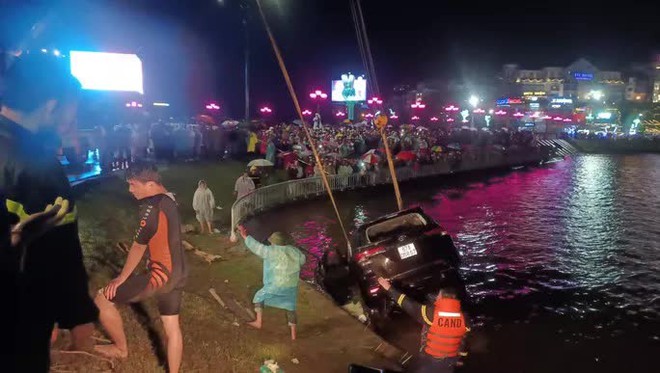 X&aacute;c định nguy&ecirc;n nh&acirc;n bước đầu &ocirc; t&ocirc; 7 chỗ lao xuống hồ Xu&acirc;n Hương, 2 người chết - Ảnh 2.