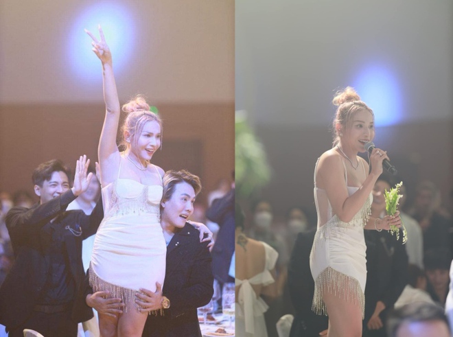 Những mỹ nh&acirc;n bắt được hoa trong 4 đ&aacute;m cưới th&aacute;ng 10 của showbiz Việt - Ảnh 8.