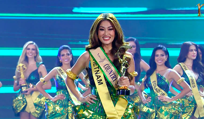 Thiên Ân hô vang Việt Nam, liên tiếp giành chiến thắng tại Chung kết Miss Grand International 2022 - Ảnh 7.