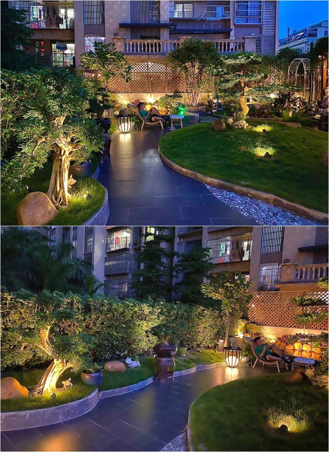 Khu vườn s&acirc;n thượng 255m&sup2; được chủ nh&acirc;n ki&ecirc;n tr&igrave; chăm s&oacute;c qua 10 năm - Ảnh 1.