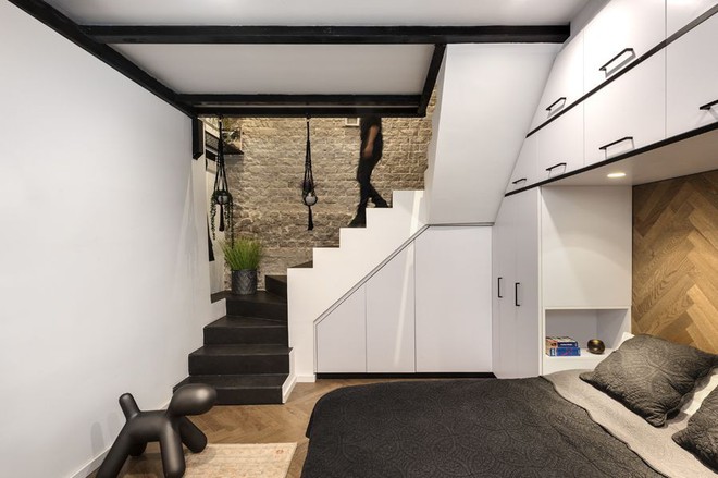 Căn hộ 36m&sup2; c&oacute; thiết kế ch&igrave;m dưới đất với bố cục th&ocirc;ng minh - Ảnh 3.