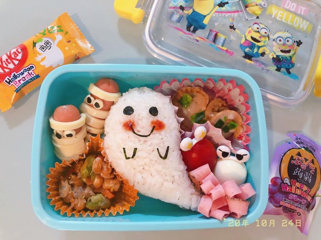 Học mẹ đảm làm cơm bento vui nhộn mùa Halloween cho con - Ảnh 6.