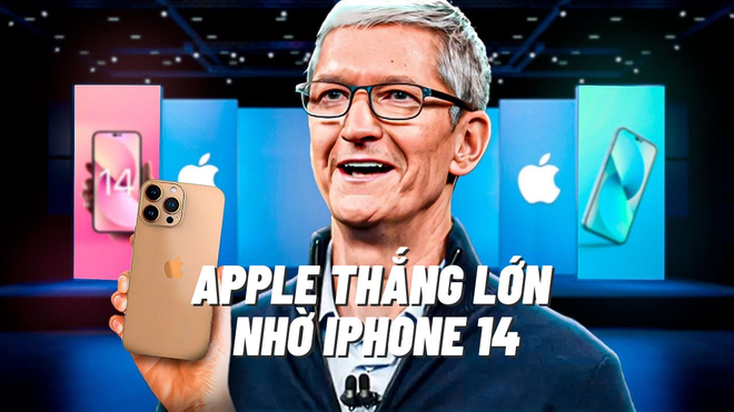 Apple đạt doanh thu kỷ lục, bội thu nhờ iPhone 14 - Ảnh 1.